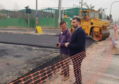 Πρόοδος Εργασιών επί της Οδού Αγίου Γεωργίου στον Ασπρόπυργο