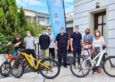 Έκθεση Ηλεκτρικού Ποδηλάτου στο Ρολόι της πόλης