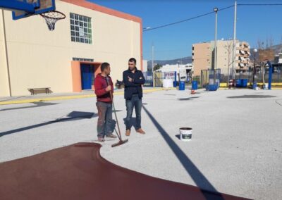 Αναβάθμιση των αύλειων χώρων στα Δημοτικά Σχολεία του Ασπρόπυργου
