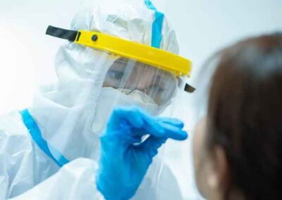 Διεξαγωγή rapid test σε πεζούς την Παρασκευή 29 Ιανουαρίου 2021 στην Πλατεία Δημαρχείου