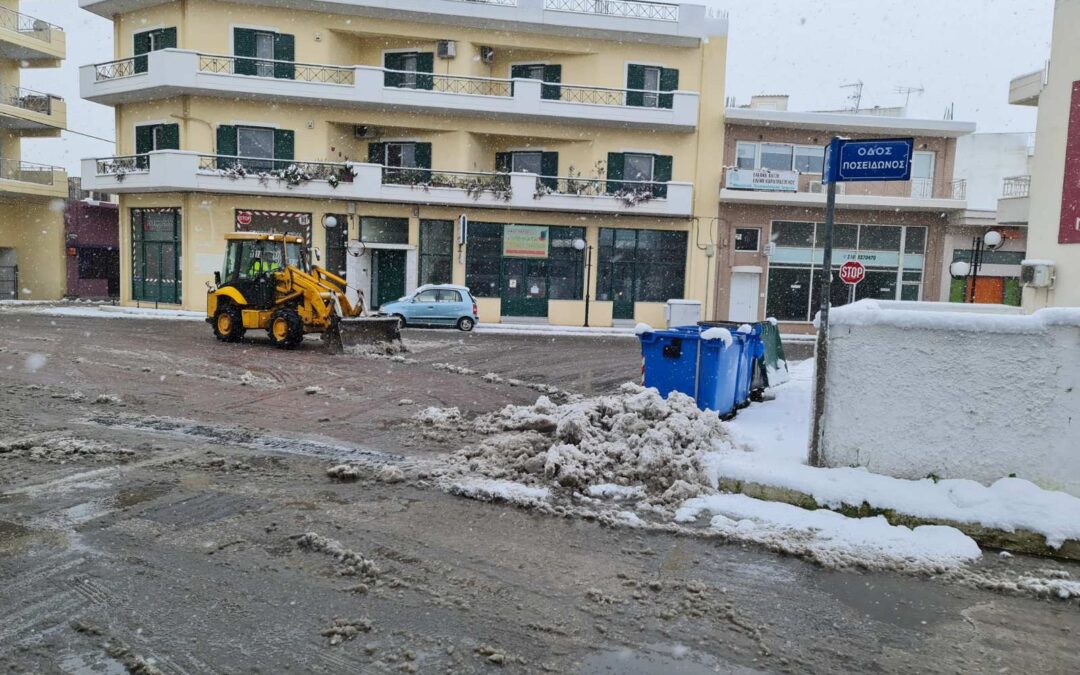 Ενέργειες Δήμου Ασπροπύργου και Λήψη Μέτρων για την Αντιμετώπιση της Κακοκαιρίας «ΜΗΔΕΙΑ»