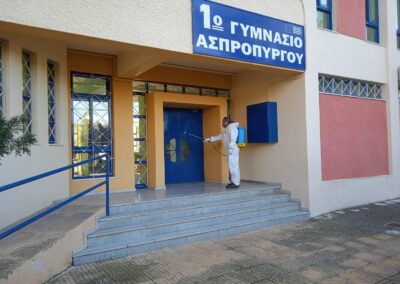 Προληπτικές  Απολυμάνσεις στα Γυμνάσια  και τα Λύκεια του Δήμου Ασπροπύργου