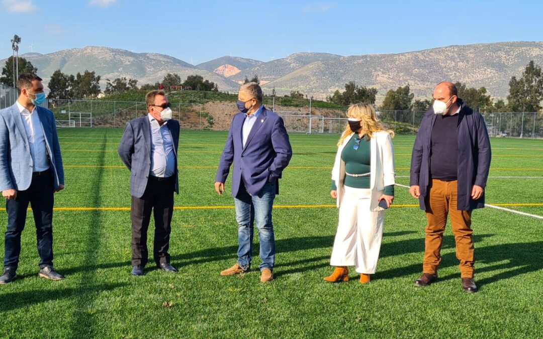 Ο Δήμαρχος Ασπροπύργου κ. Νικόλαος Μελετίου  μαζί με τον Περιφερειάρχη Αττικής κ. Γιώργο Πατούλη επισκέφθηκαν το Μητροπολιτικό Πάρκο Γκορυτσάς