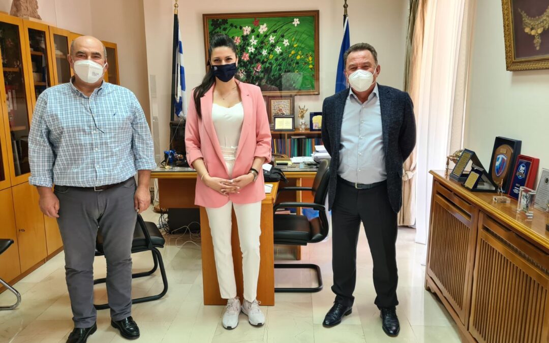 Συνάντηση Εργασίας είχε ο Δήμαρχος Ασπροπύργου,  κ. Νικόλαος Μελετίου με την Εντεταλμένη  Περιφερειακή Σύμβουλο κ. Μαρία Ζέρβα