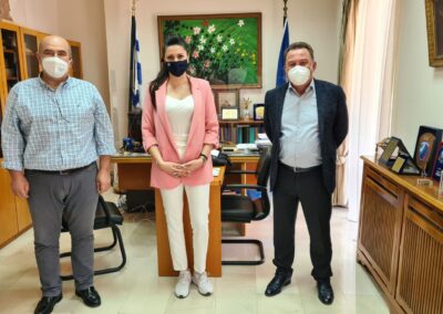 Συνάντηση Εργασίας είχε ο Δήμαρχος Ασπροπύργου,  κ. Νικόλαος Μελετίου με την Εντεταλμένη  Περιφερειακή Σύμβουλο κ. Μαρία Ζέρβα