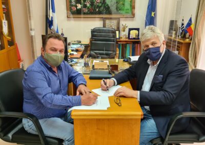 Διαδημοτική Συνεργασία Νίκου Μελετίου και Χρήστου Στάθη για την παροχή τεχνικής υποστήριξης στο Δήμο Μάνδρας – Ειδυλλίας
