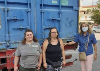 Παράδοση ειδών πρώτης ανάγκης στους πυρόπληκτους  του Δήμου Μαντουδίου – Λίμνης – Αγίας Άννας  από τον Δήμο Ασπροπύργου