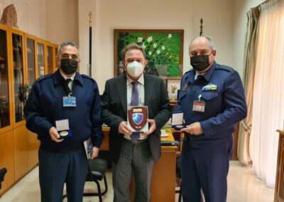 Συνάντηση Δημάρχου Ασπροπύργου με  τον Διοικητή της 112 Π.Μ