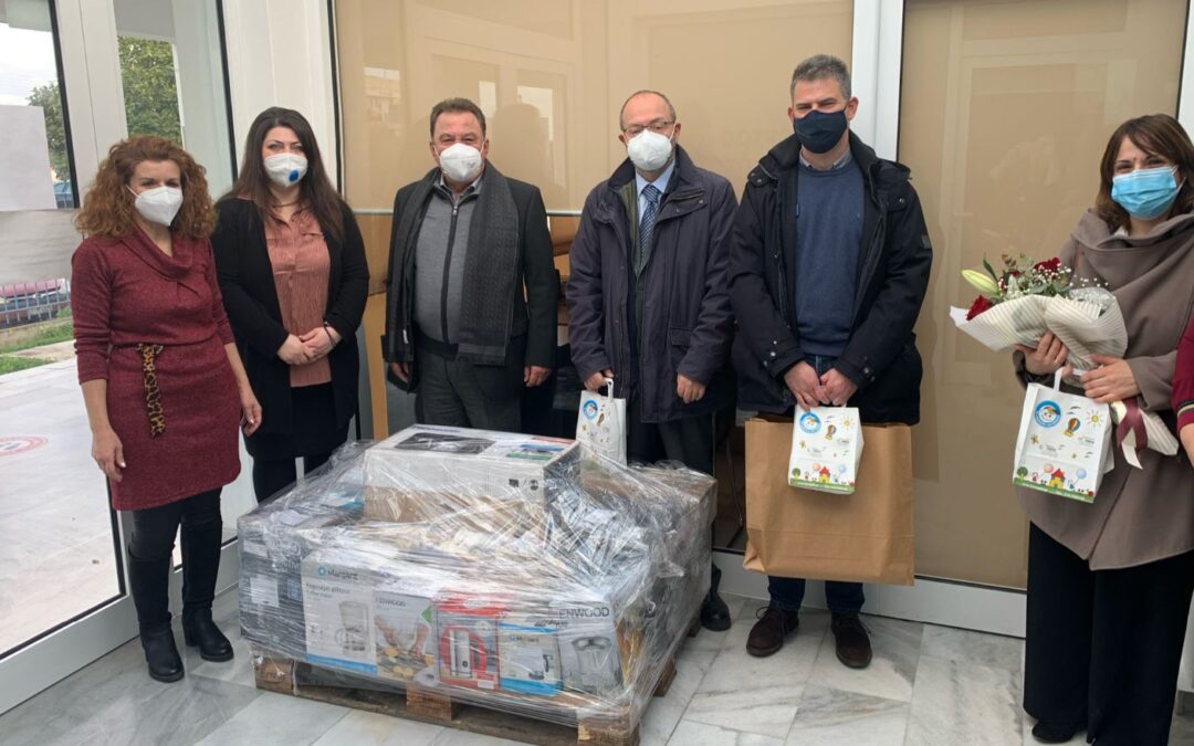 Δωρεά επαναχρησιμοποιήσιμων ηλεκτρικών συσκευών από την εταιρεία ECORESET ΑΕ στον Δήμο Ασπροπύργου