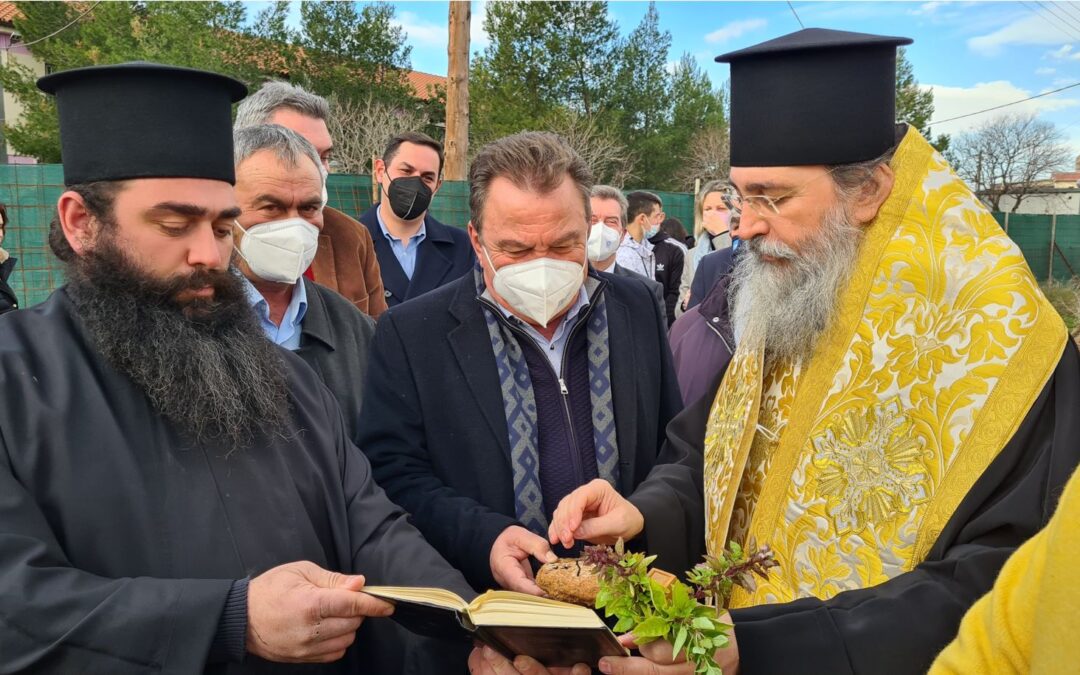 Ο Δήμαρχος Ασπροπύργου, Νίκος Μελετίου θεμελίωσε το νέο και σύγχρονο  4ο Γυμνάσιο της πόλης