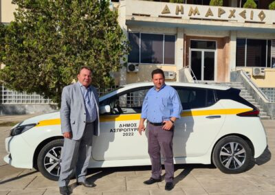 Ένα ακόμα ηλεκτρικό όχημα προστέθηκε στον υπηρεσιακό στόλο του Δήμου Ασπροπύργου