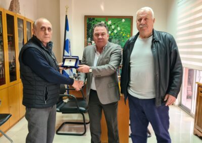 Τον Δήμαρχο Ασπροπύργου, κ. Νικόλαο Μελετίου τίμησε η Ελληνική Σκακιστική Ομοσπονδία