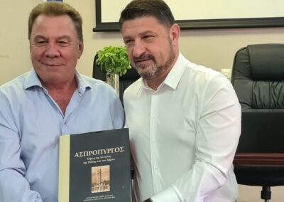 Ο Υποψήφιος Περιφερειάρχης Αττικής, Νίκος Χαρδαλιάς επισκέφθηκε τον Δήμαρχο Ασπροπύργου, Νίκο Μελετίου