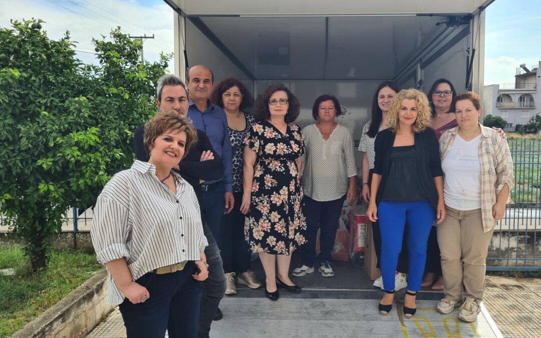 Ο Δήμος Ασπροπύργου συγκέντρωσε είδη πρώτης ανάγκης για τους πλημμυροπαθείς της Θεσσαλίας