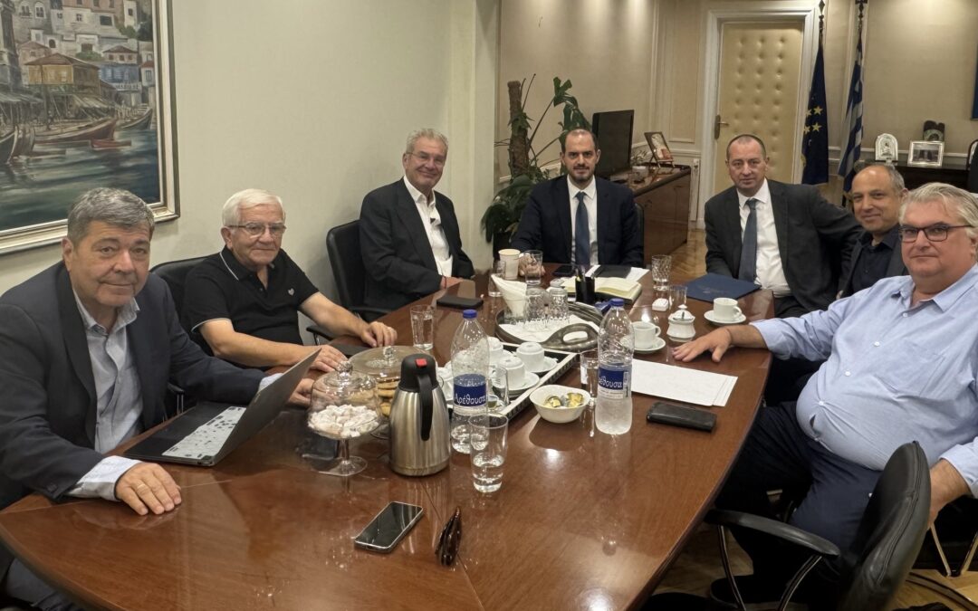 «Ξεκλειδώνει» η απόδοση της παραλιακής ζώνης στον Δήμο Ασπροπύργου Εποικοδομητική σύσκεψη στο Υπουργείο Εθνικής Οικονομίας και Οικονομικών για την απόδοση χώρων της Χερσαίας Ζώνης Λιμένα Ελευσίνας στους ΟΤΑ.