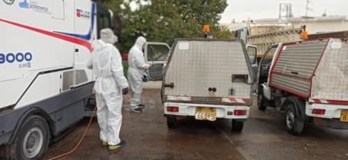 Απολυμάνσεις στα Οχήματα και στους Κοινόχρηστους Χώρους του Δήμου