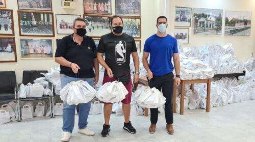 Διανομή υγειονομικού υλικού από τον Ο.Α.Φ.Ν.Τ.Η. σε Αθλητικούς Συλλόγους της πόλης