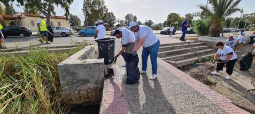 Ο Ο.Α.Φ.Ν.Τ.Η. μαζί με Εθελοντές Αθλητικών Συλλόγων της Πόλης Καθάρισαν την Παραλία Ασπροπύργου