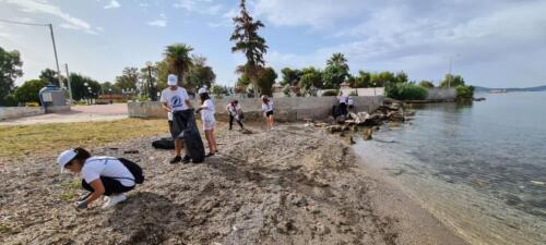 Ο Ο.Α.Φ.Ν.Τ.Η. μαζί με Εθελοντές Αθλητικών Συλλόγων της Πόλης Καθάρισαν την Παραλία Ασπροπύργου