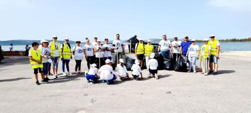 Ο Ο.Α.Φ.Ν.Τ.Η. μαζί με Εθελοντές Αθλητικών Συλλόγων της Πόλης Καθάρισαν την Παραλία Ασπροπύργου