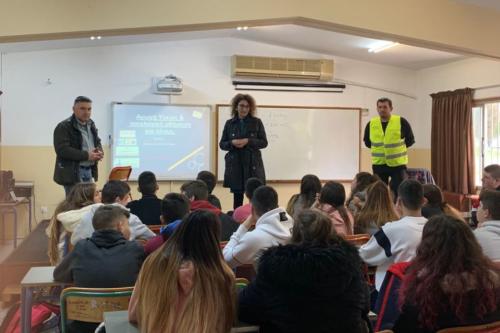 Ολοκλήρωση Ενημερωτικού Κύκλου για την Οδική Ασφάλεια στα Σχολεία της Δευτεροβάθμιας Εκπαίδευσης του Δήμου