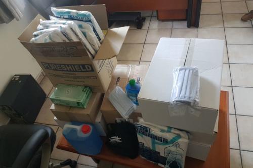 Προσφορά Υγειονομικού Υλικού στο Αστυνομικό Τμήμα Ασπροπύργου