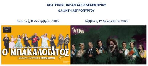 ΠΑΡΑΣΤΑΣΕΙΣ ΟΑΦΝΤΗ 2022